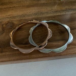 Kate spade Scallop bangle bracelets